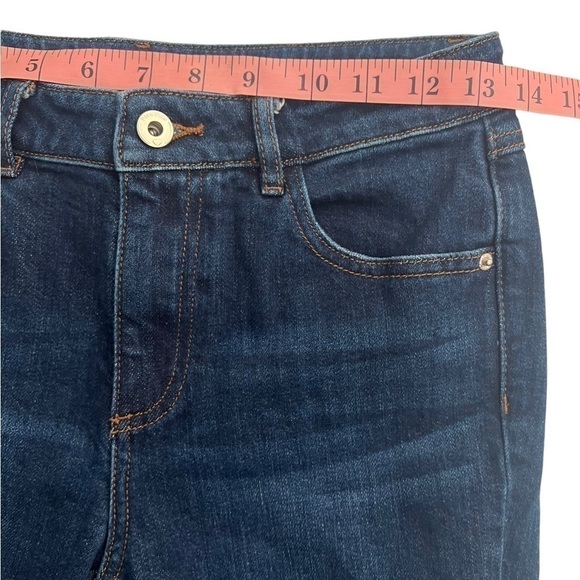 Five Plus Juniors Distressed Raw Hem Cropped Jeans Size S - Picture 8 of 11